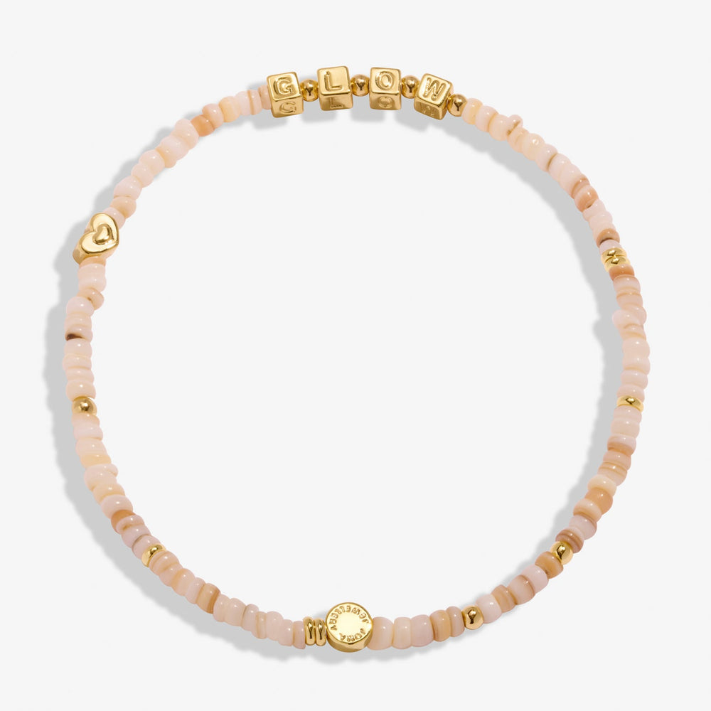 Happy Little Moments Let Your Soul Glow Gold Plated 23cm Anklet 8240Joma Jewellery8240