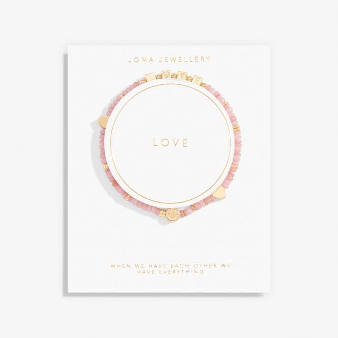 Happy Little Moments Love Gold Plated 17.5cm Bracelet 7111Joma Jewellery7111