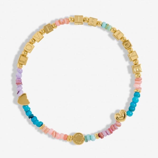 Happy Little Moments Love Is Love Gold 17.5cm Bracelet 7090Joma Jewellery7090