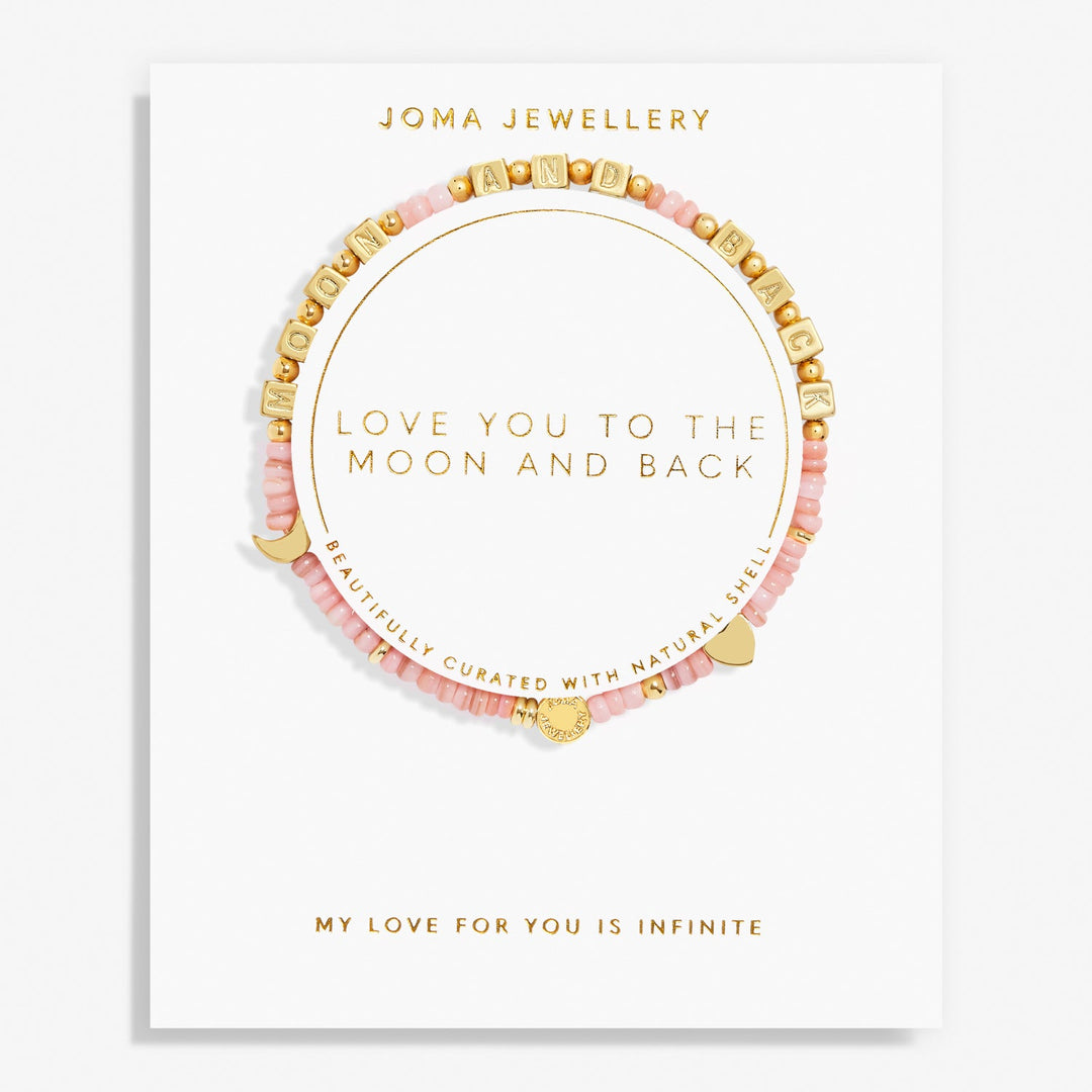 Happy Little Moments Love You To The Moon Back Gold Plated Bracelet 7531Joma Jewellery7531