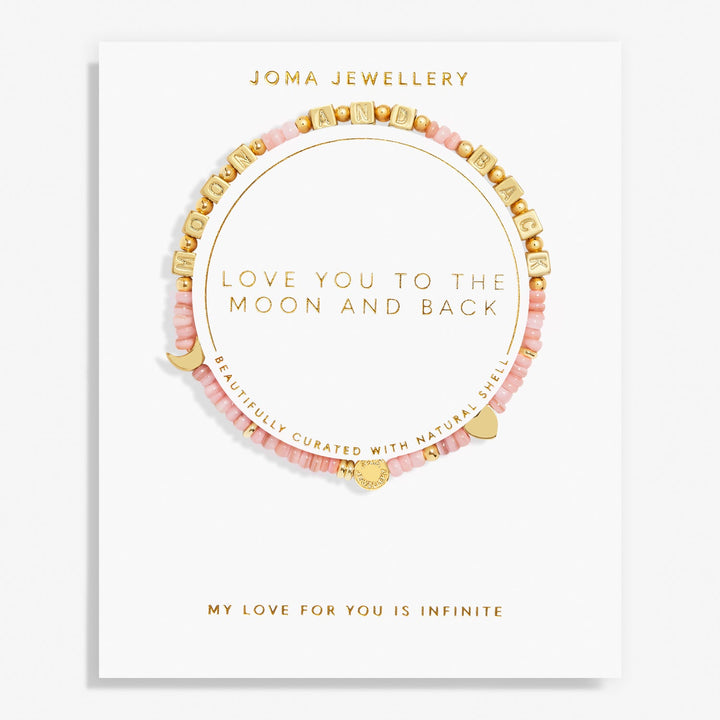 Happy Little Moments Love You To The Moon Back Gold Plated Bracelet 7531Joma Jewellery7531