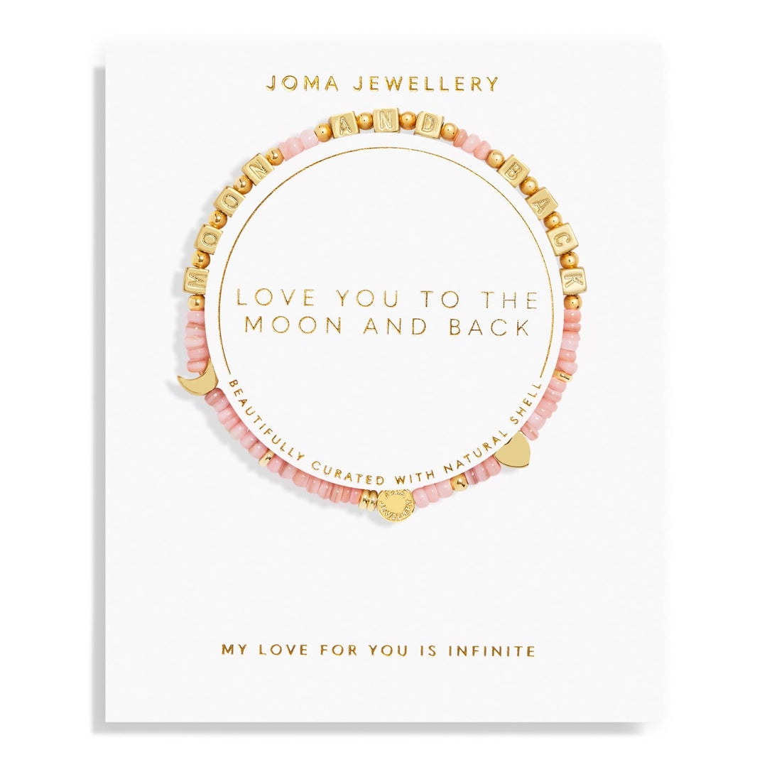 Happy Little Moments Love You To The Moon Back Gold Plated Bracelet 7531Joma Jewellery7531