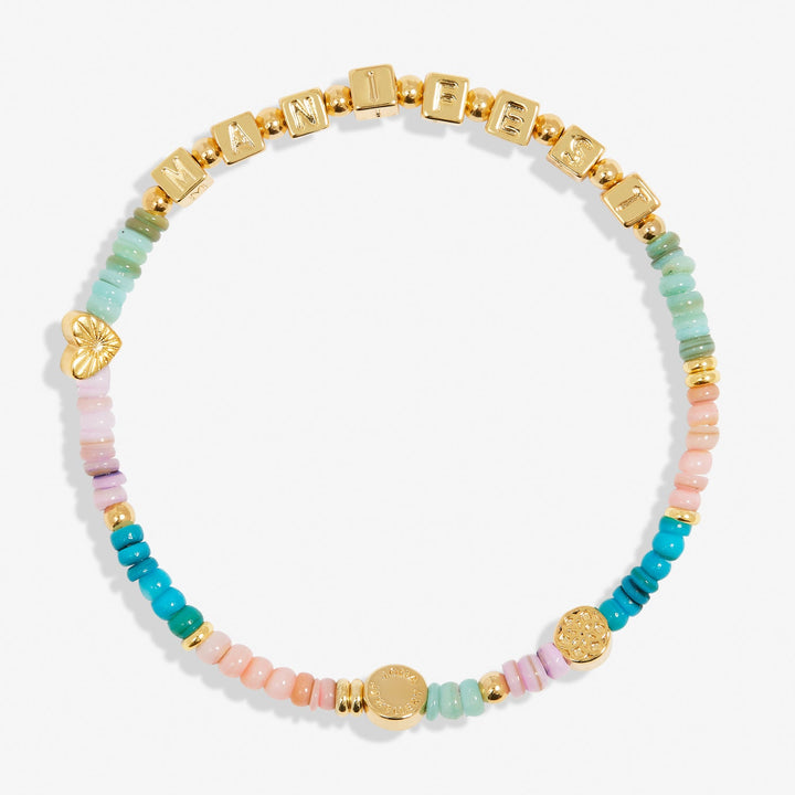 Happy Little Moments Manifest Gold Plated Bracelet 7534Joma Jewellery7534