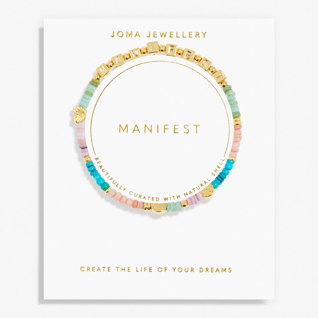 Happy Little Moments Manifest Gold Plated Bracelet 7534Joma Jewellery7534