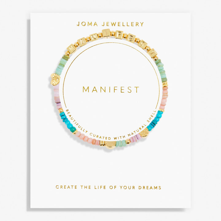 Happy Little Moments Manifest Gold Plated Bracelet 7534Joma Jewellery7534