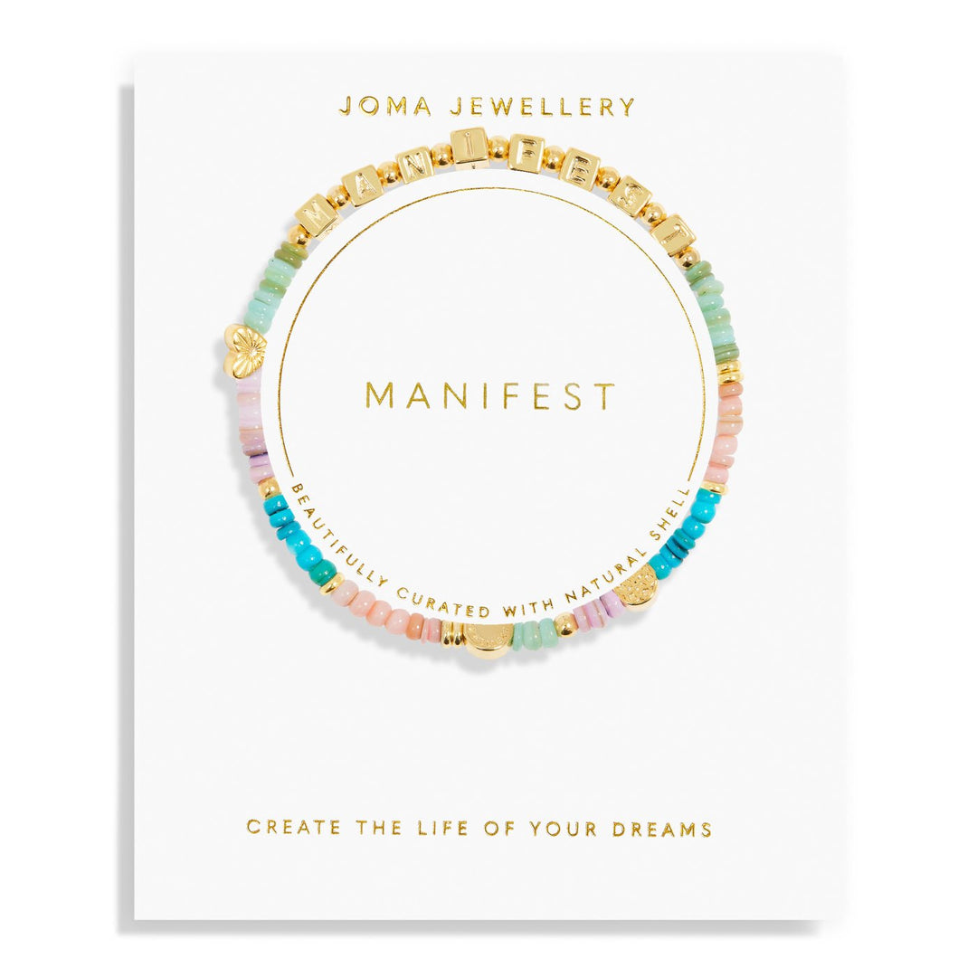 Happy Little Moments Manifest Gold Plated Bracelet 7534Joma Jewellery7534