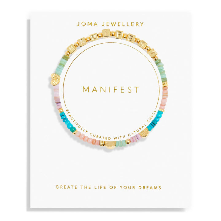 Happy Little Moments Manifest Gold Plated Bracelet 7534Joma Jewellery7534