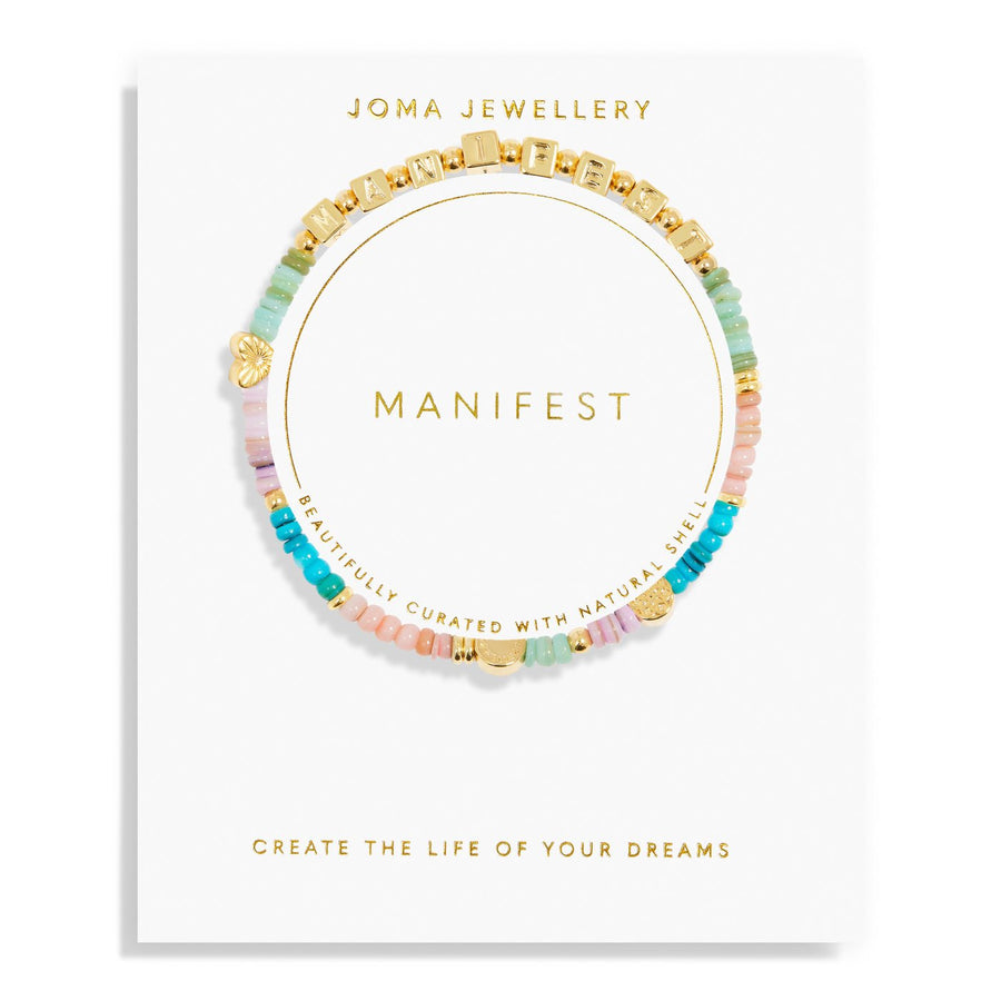 Happy Little Moments Manifest Gold Plated Bracelet 7534Joma Jewellery7534