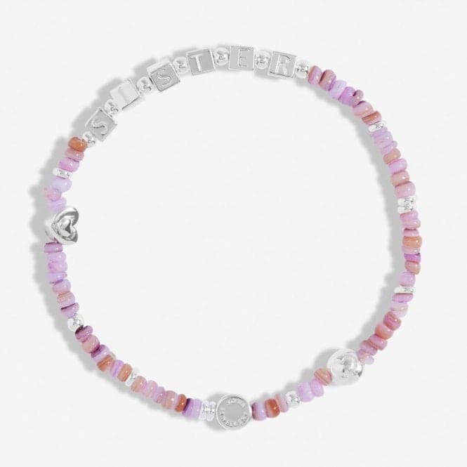 Happy Little Moments Sister Silver Plated 17.5cm Bracelet 7085Joma Jewellery7085