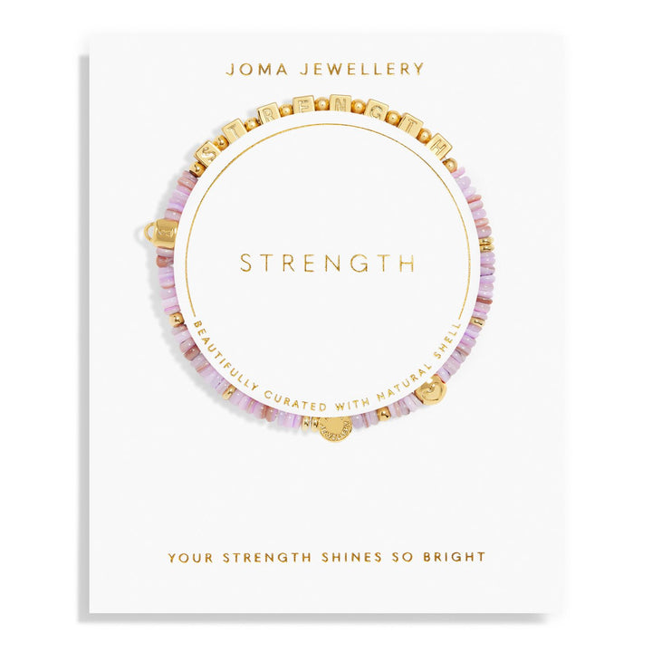 Happy Little Moments Strength Gold Plated Bracelet 7528Joma Jewellery7528