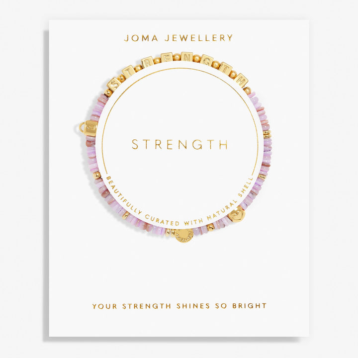 Happy Little Moments Strength Gold Plated Bracelet 7528Joma Jewellery7528