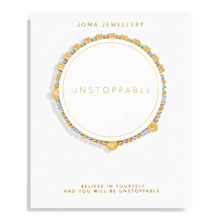 Happy Little Moments Unstoppable Silver Gold Plated Bracelet 7527Joma Jewellery7527