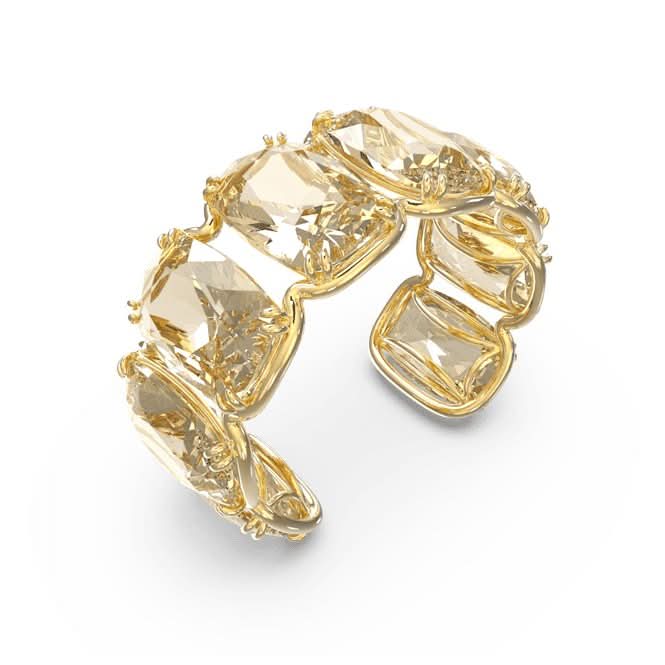 Harmonia Oversized Floating Crystals Yellow Gold - tone Plated CuffSwarovski5620654 S
