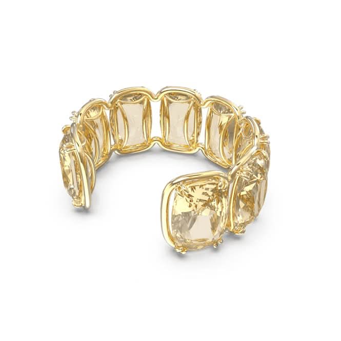 Harmonia Oversized Floating Crystals Yellow Gold - tone Plated CuffSwarovski5620654 S