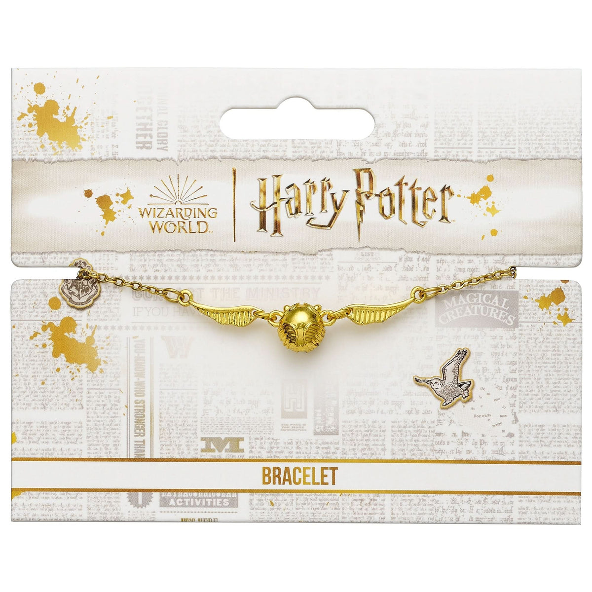 Harry Potter 3D Golden Snitch Gold Bracelet HPB00004Harry PotterHPB00004