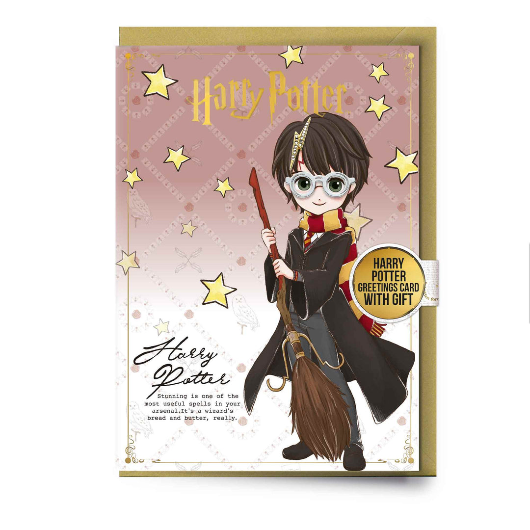 Harry Potter Character Greetings Card Slasses Pinbadge HPGC0490Harry PotterHPGC0490