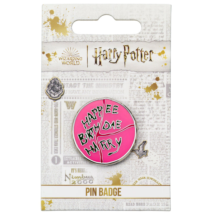 Harry Potter Happee Birthdae Harry Cake Pin Badge HPPB0521Harry PotterHPPB0521