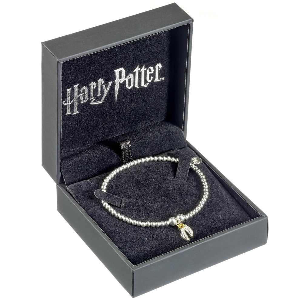 Harry Potter Sterling Silver Ball Bead Snitch Bracelet BHPSB004Harry PotterBHPSB004