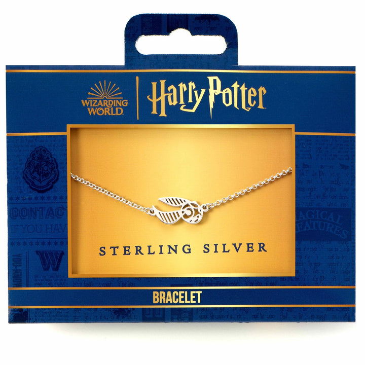 Harry Potter Sterling Silver Golden Snitch Charm Bracelet SCB00525Harry PotterSCB00525