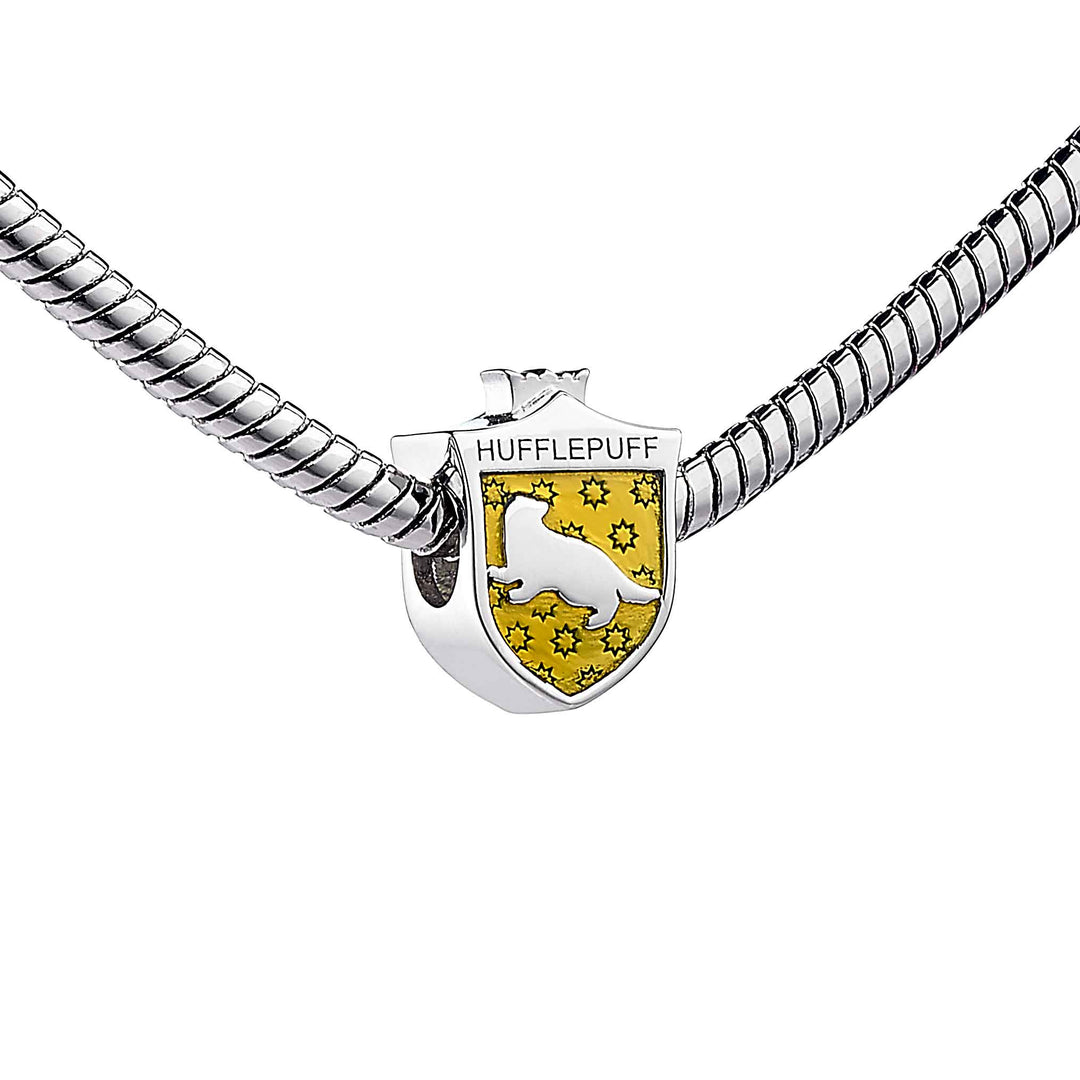 Harry Potter Sterling Silver Hufflepuff Spacer Bead SB000219Harry PotterSB000219