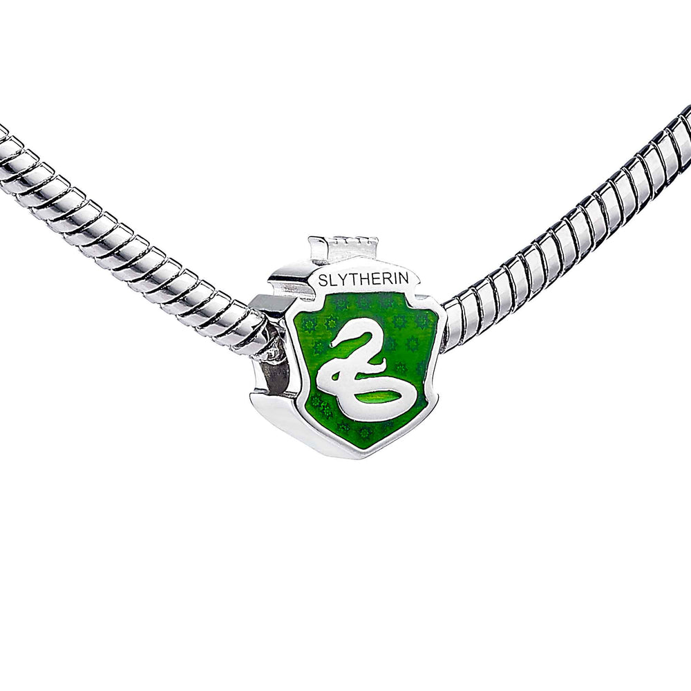 Harry Potter Sterling Silver Slytherin Spacer Bead SB000223Harry PotterSB000223