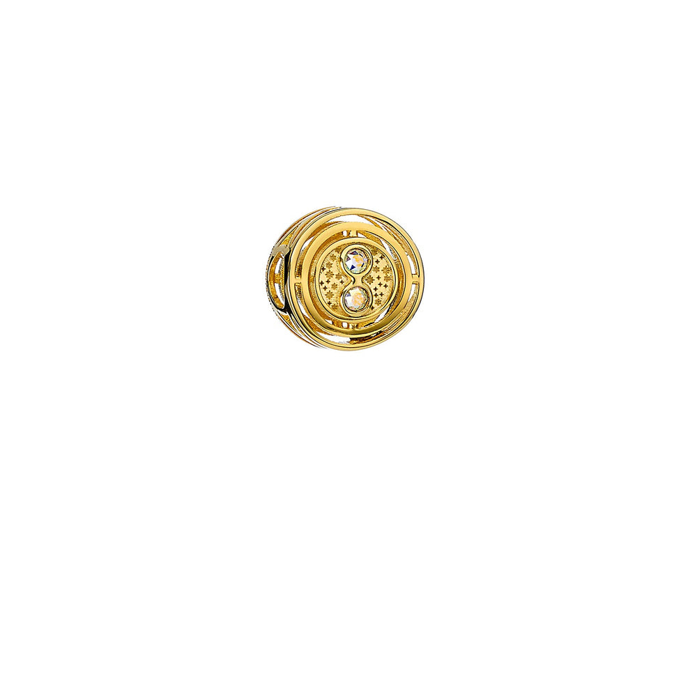 Harry Potter Sterling Silver Time Turner Spacer Gold Bead SB0100 - GHarry PotterSB0100 - G