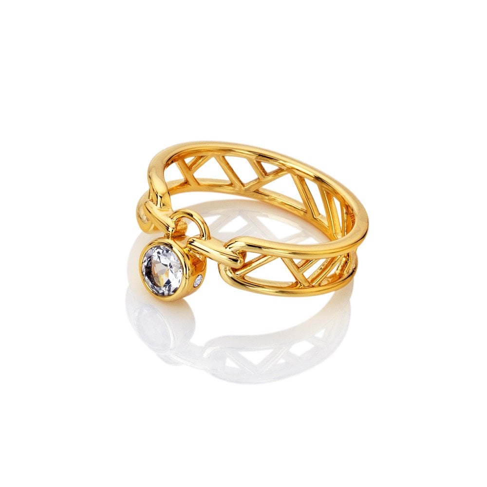 HD X GE Muse Gold Plated Ring DR301