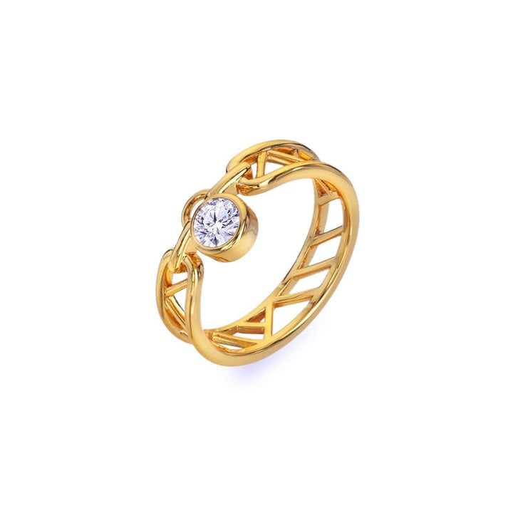 HD X GE Muse Gold Plated Ring DR301