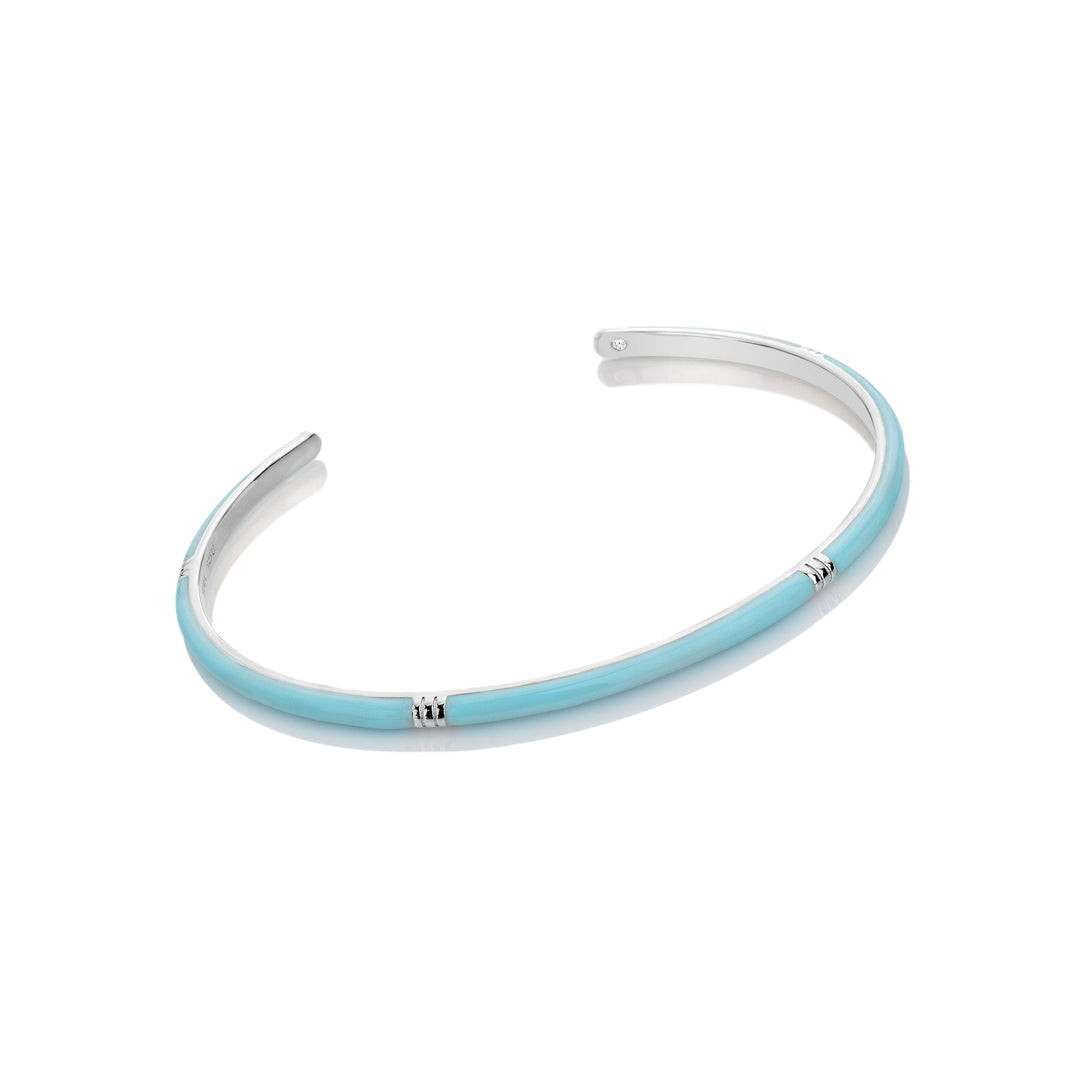 HD X TG Enamel Blue Bangle DC197Hot Diamonds x Tasha GhouriDC197