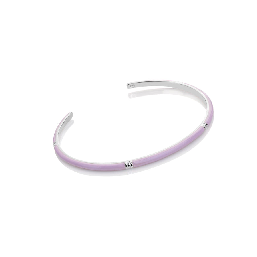 HD X TG Enamel Lilac Bangle DC198Hot Diamonds x Tasha GhouriDC198