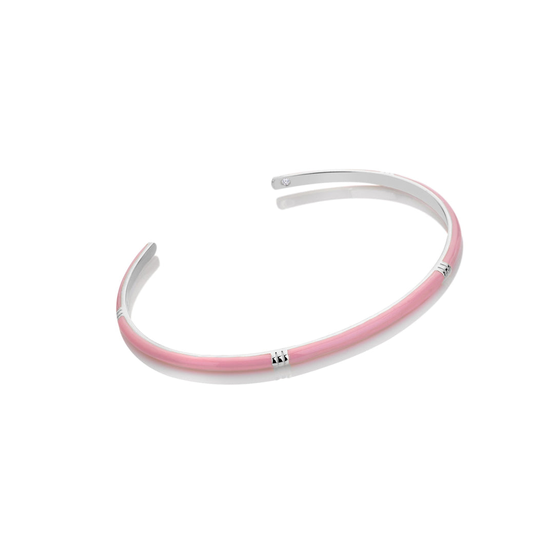 HD X TG Enamel Pink Bangle DC195Hot Diamonds x Tasha GhouriDC195