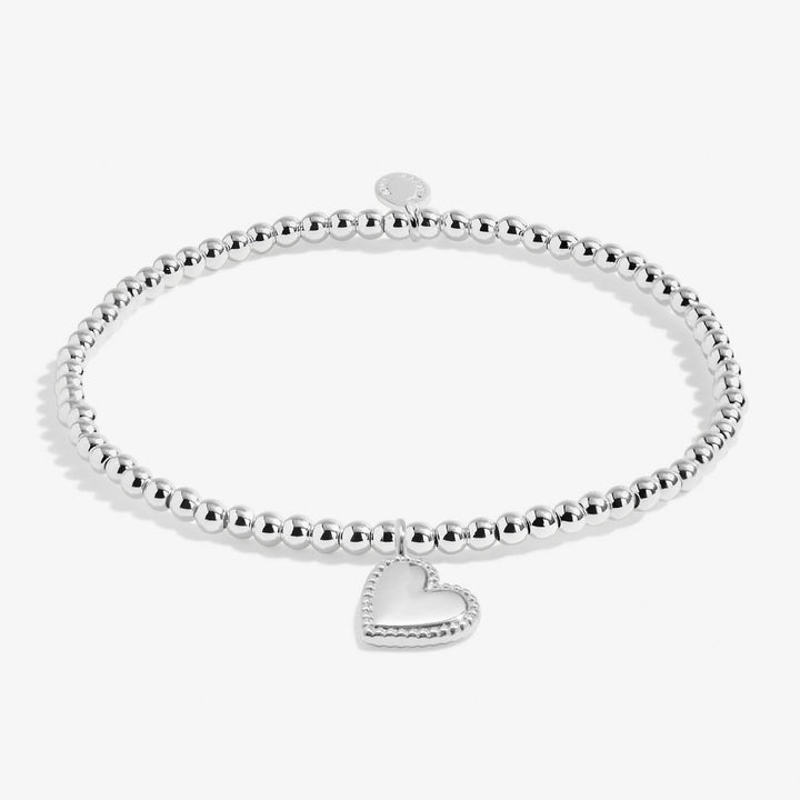 Heart Jewellery Box With Love Silver Plated Bracelet 8740Joma Jewellery8740