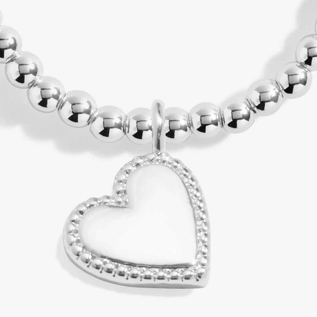 Heart Jewellery Box With Love Silver Plated Bracelet 8740Joma Jewellery8740
