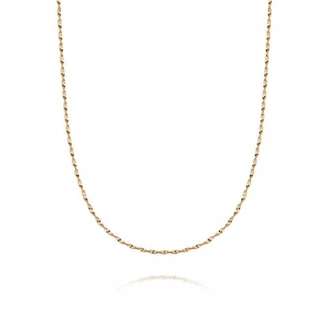 Helix Chain 18ct Gold Plated Necklace FCTWIST_GPDaisyFCTWIST_GP