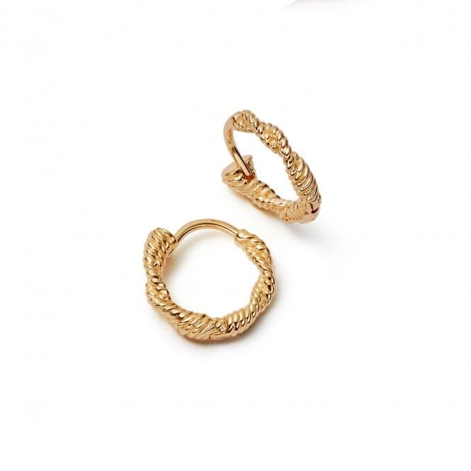 Helix Hoop Huggie Ear In 18ct Gold Plated Earrings E3107_GPDaisyE3107_GP