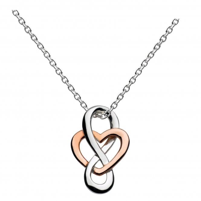 Heritage Cara Rose Gold Celtic Looped Heart Pendant 9207RGDew9207RG015