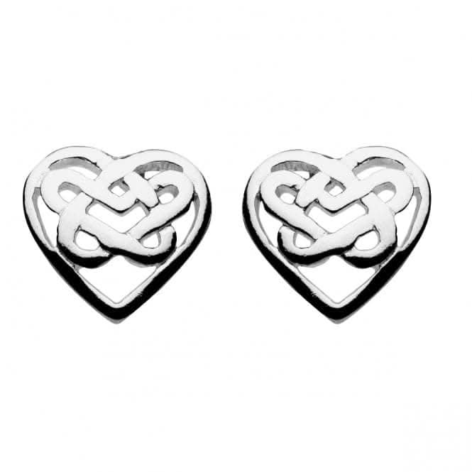 Heritage Celtic Bridie Heart Knotwork Stud 4215HPDew4215HP