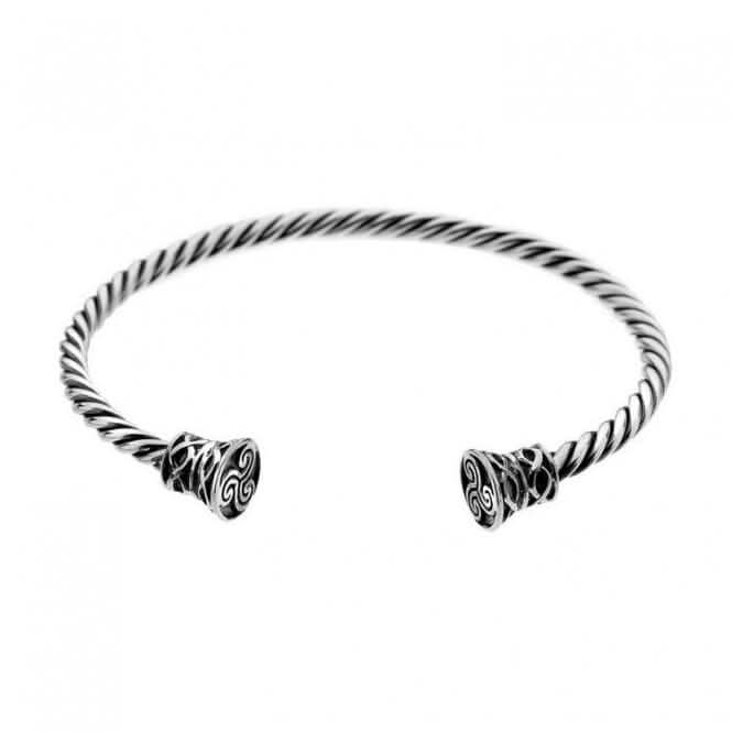 Heritage Set Celtic Twisted Torque Bangle 7202OXDew7202OX