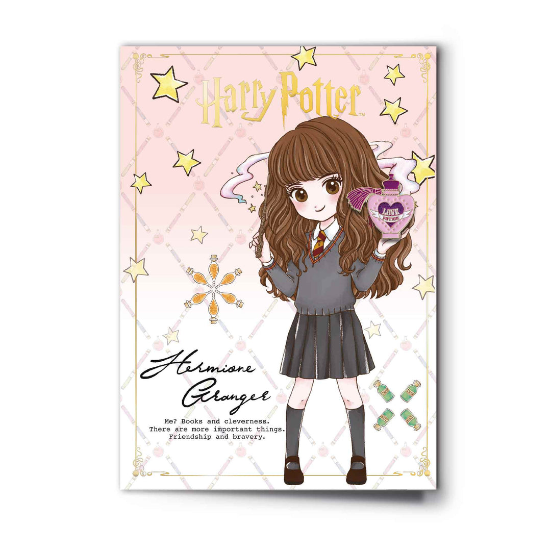 Hermione Character Greetings Card Love Potion Pinbadge HPGC0491Harry PotterHPGC0491