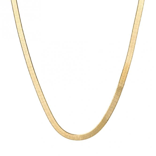 Herringbone Chain 9ct Yellow Gold Necklace GN377Elements GoldGN377
