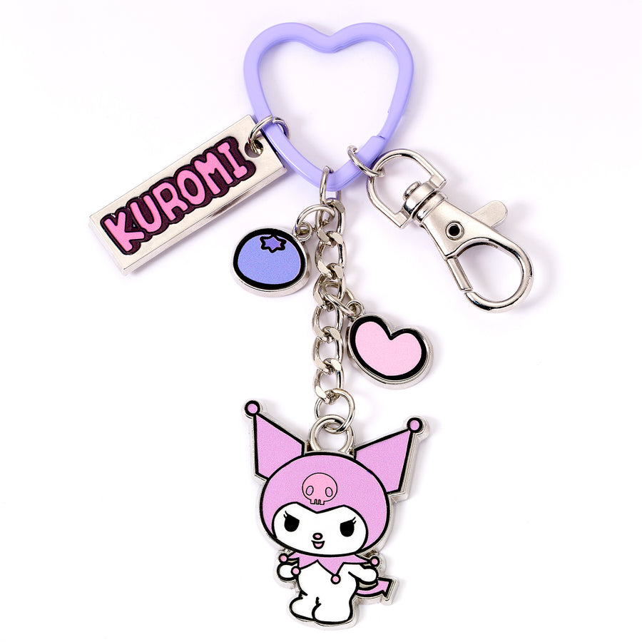 Hello Kitty Kuromi Keyring with Charms HKKR0017