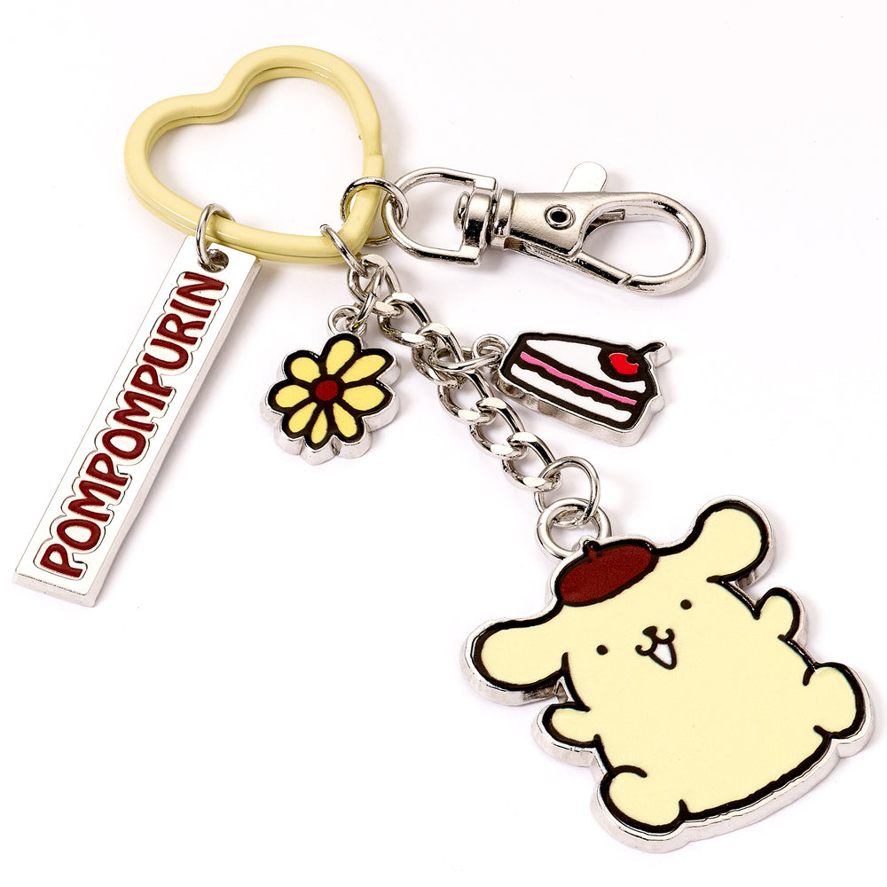 Hello Kitty Pompompurin Keyring with Charms HKKR0018