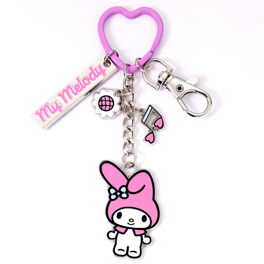 Hello Kitty My Melody Keyring with Charms HKKR0020
