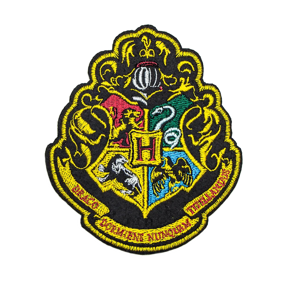 Harry Potter Set Of 6 Harry Potter Crests Patches ( Iron-on) CR2206