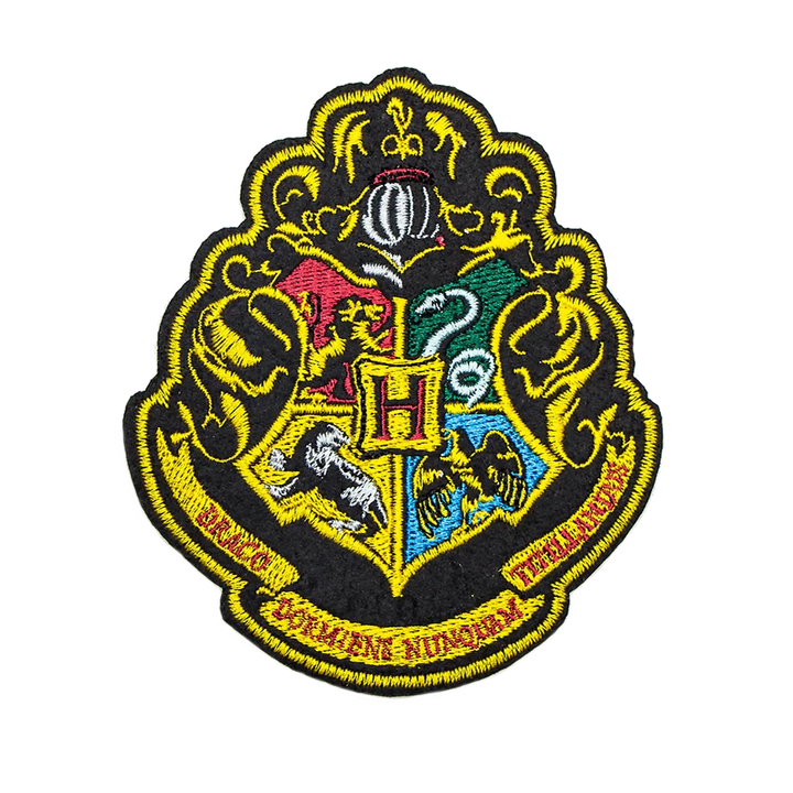 Harry Potter Set Of 6 Harry Potter Crests Patches ( Iron-on) CR2206