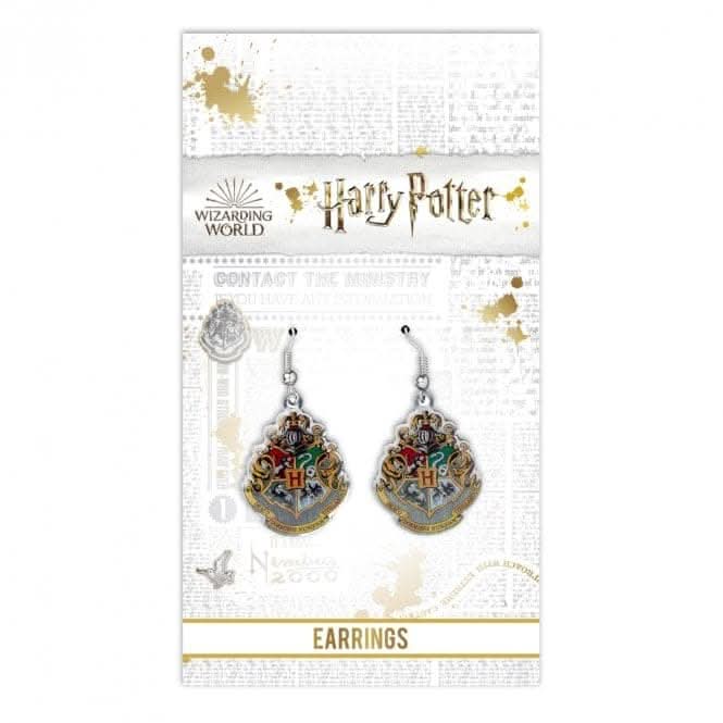 Hogwarts Crest Drop EarringsHarry PotterWE0026