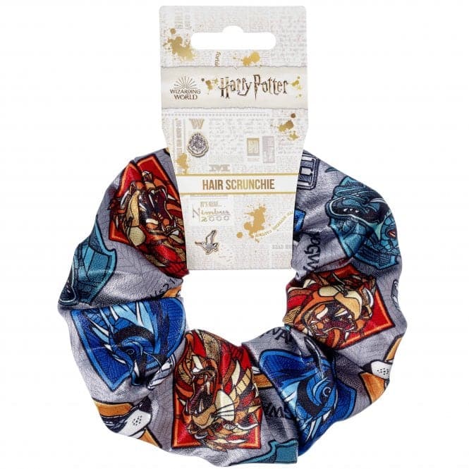 Hogwarts House Crest Hair ScrunchieHarry PotterHPHS0250