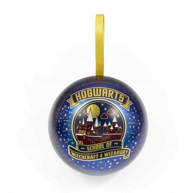 Hogwarts School Of Witchcraft Wizardry Christmas Gift Bauble & NecklaceHarry PotterHPCB0395
