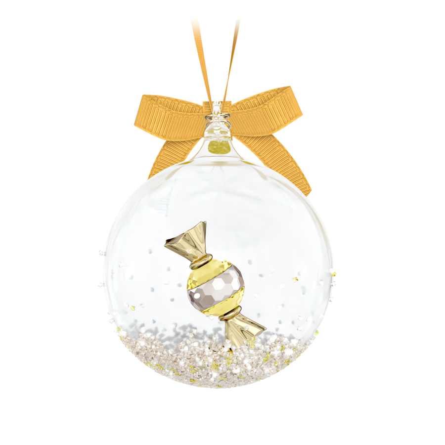 Holiday Cheers Dulcis Yellow Ball Ornament 5688315Swarovski5688315