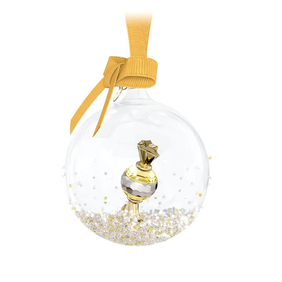 Holiday Cheers Dulcis Yellow Ball Ornament 5688315Swarovski5688315